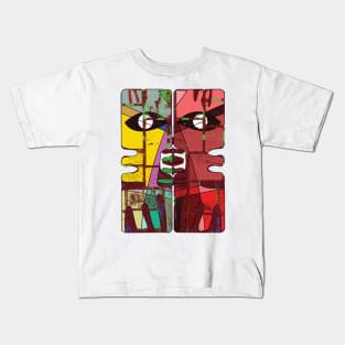 shapes and vivid colors for your shirt design Kids T-Shirt